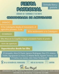 San Mayol y los preparativos de la Fiesta Patronal