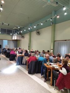 Gran acompañamiento a la tallarinada de la Comisión de Reyes Magos