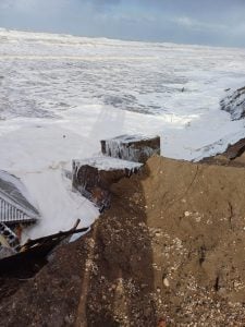 Imágenes y videos del temporal en el distrito y la zona