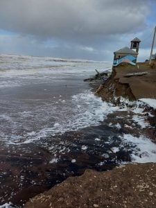 Imágenes y videos del temporal en el distrito y la zona