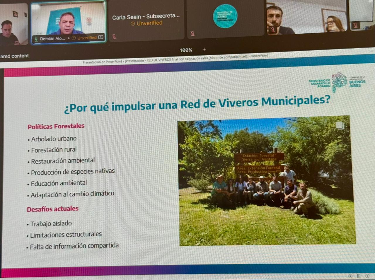 1º Encuentro Provincial de Viveros Municipales en San Cayetano