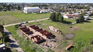 San Cayetano: Avances en la construcción de la Escuela Técnica
