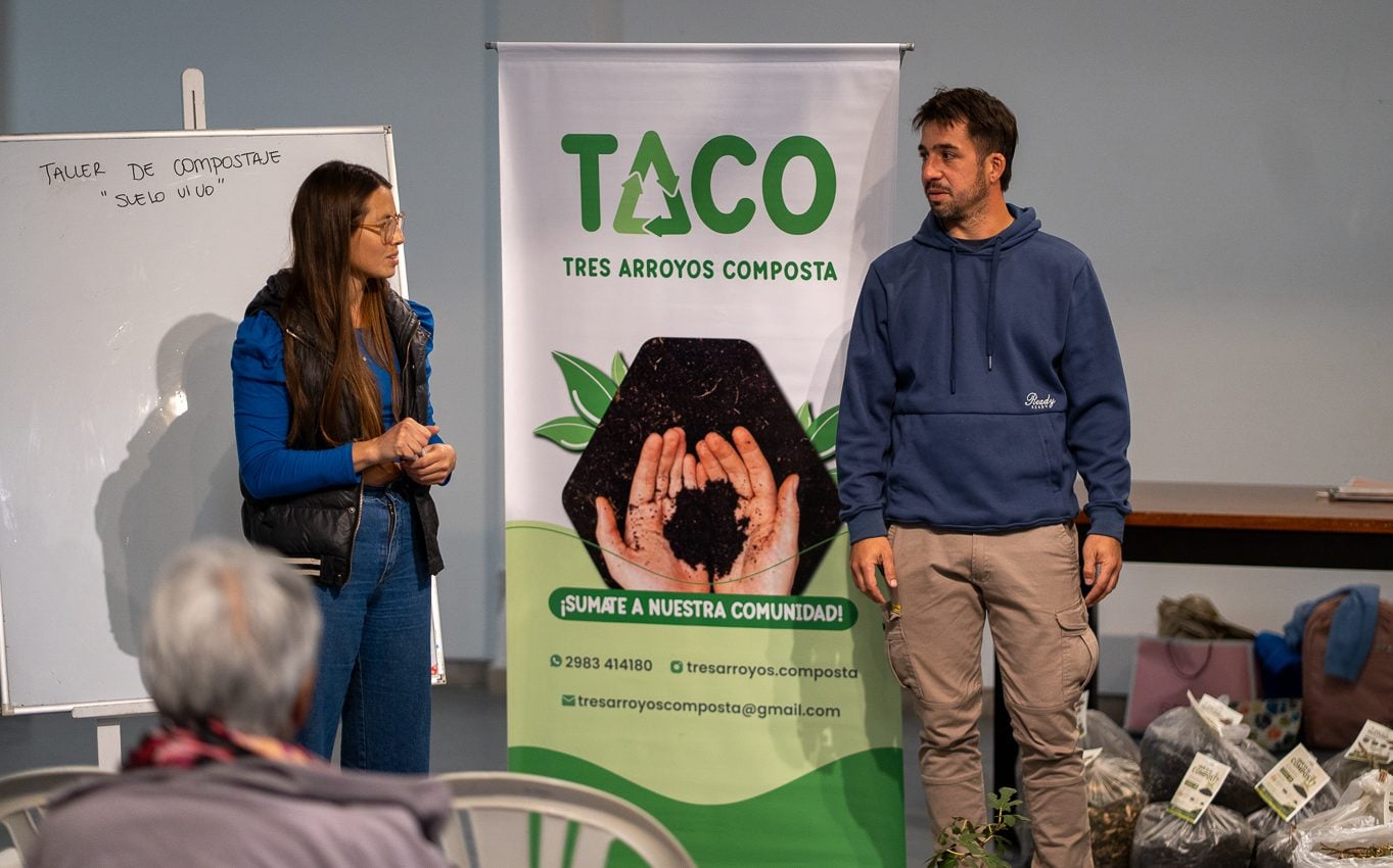 San Cayetano: se realizó el taller de compostaje a cargo de TACO Tres Arroyos Composta