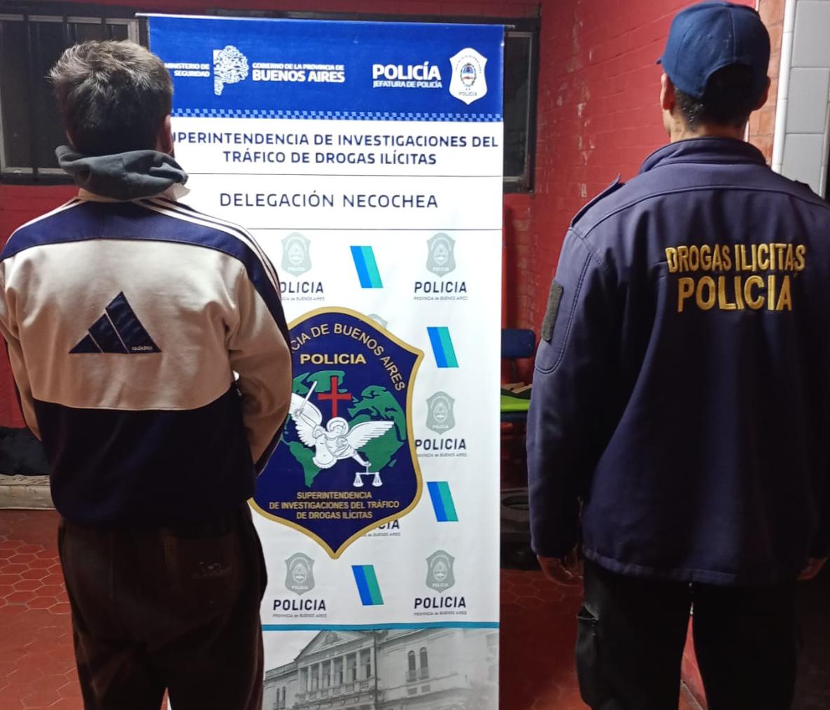 Drogas ilícitas: Detenido en Necochea y trasladado a Batán