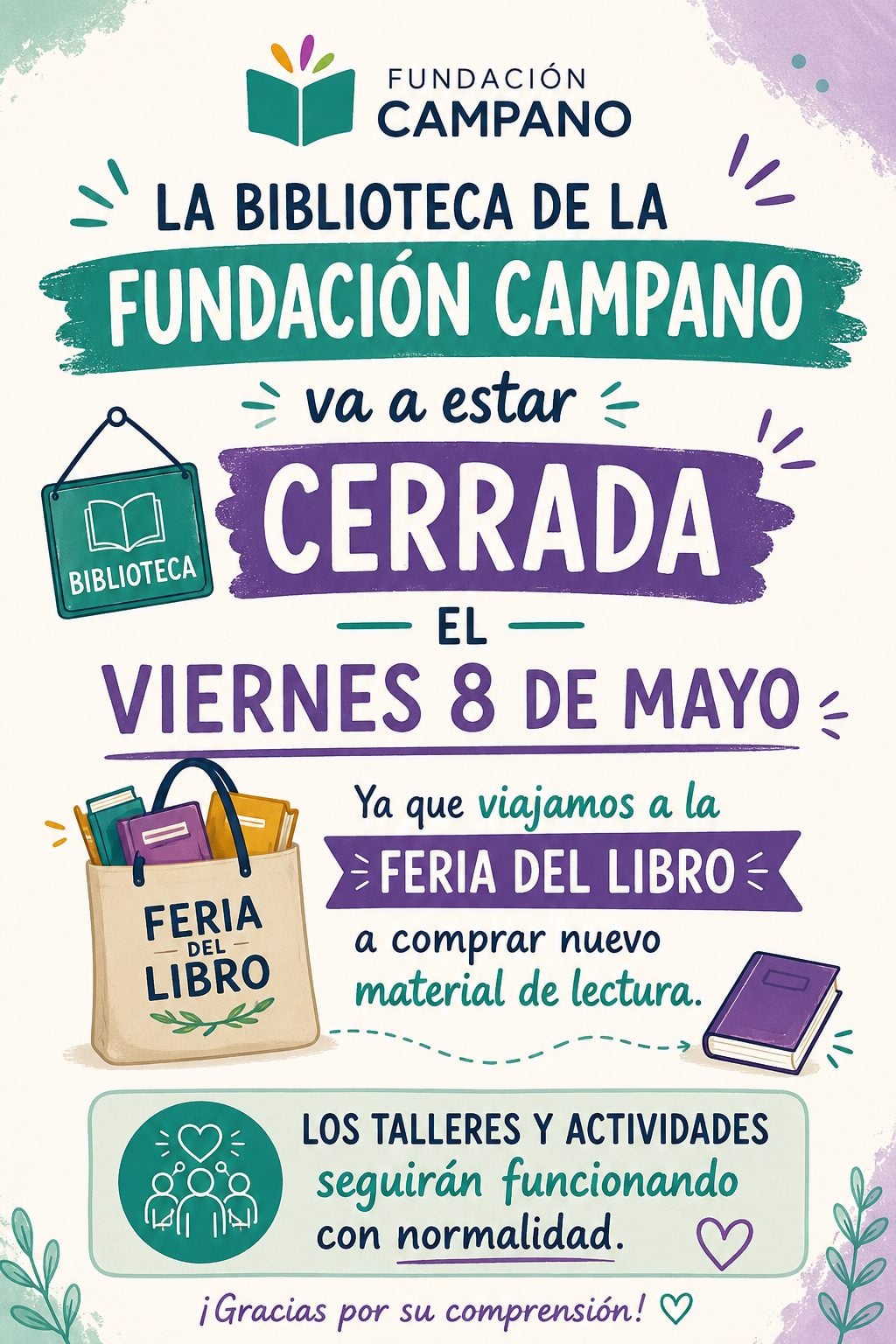 La Biblioteca Campano viaja a la Feria del Libro en Buenos Aires