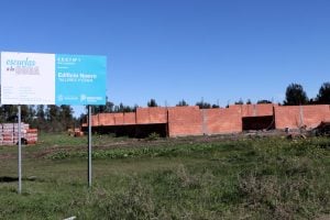 San Cayetano: Avances en la construcción de la Escuela Técnica
