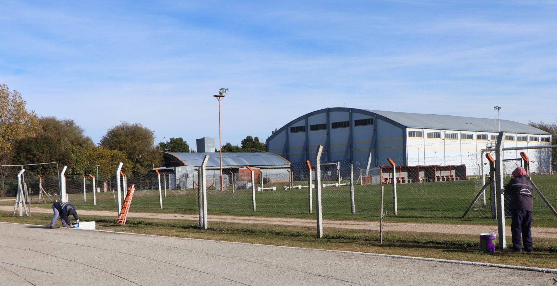 San Cayetano: Mejoras en la Pista de Atletismo