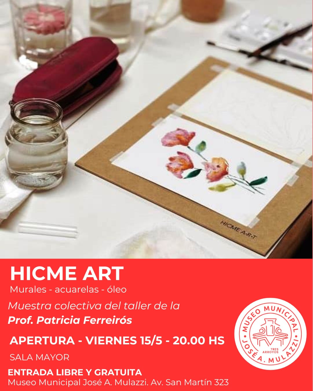 Se inaugura la muestra del Taller “Hicme Art” en el Mulazzi