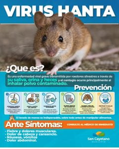 San Cayetano: prevención ante casos de Hantavirus
