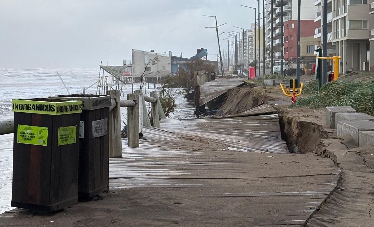 (audio) El temporal devastó la costa de Monte Hermoso y el municipio busca recursos para la reconstrucción