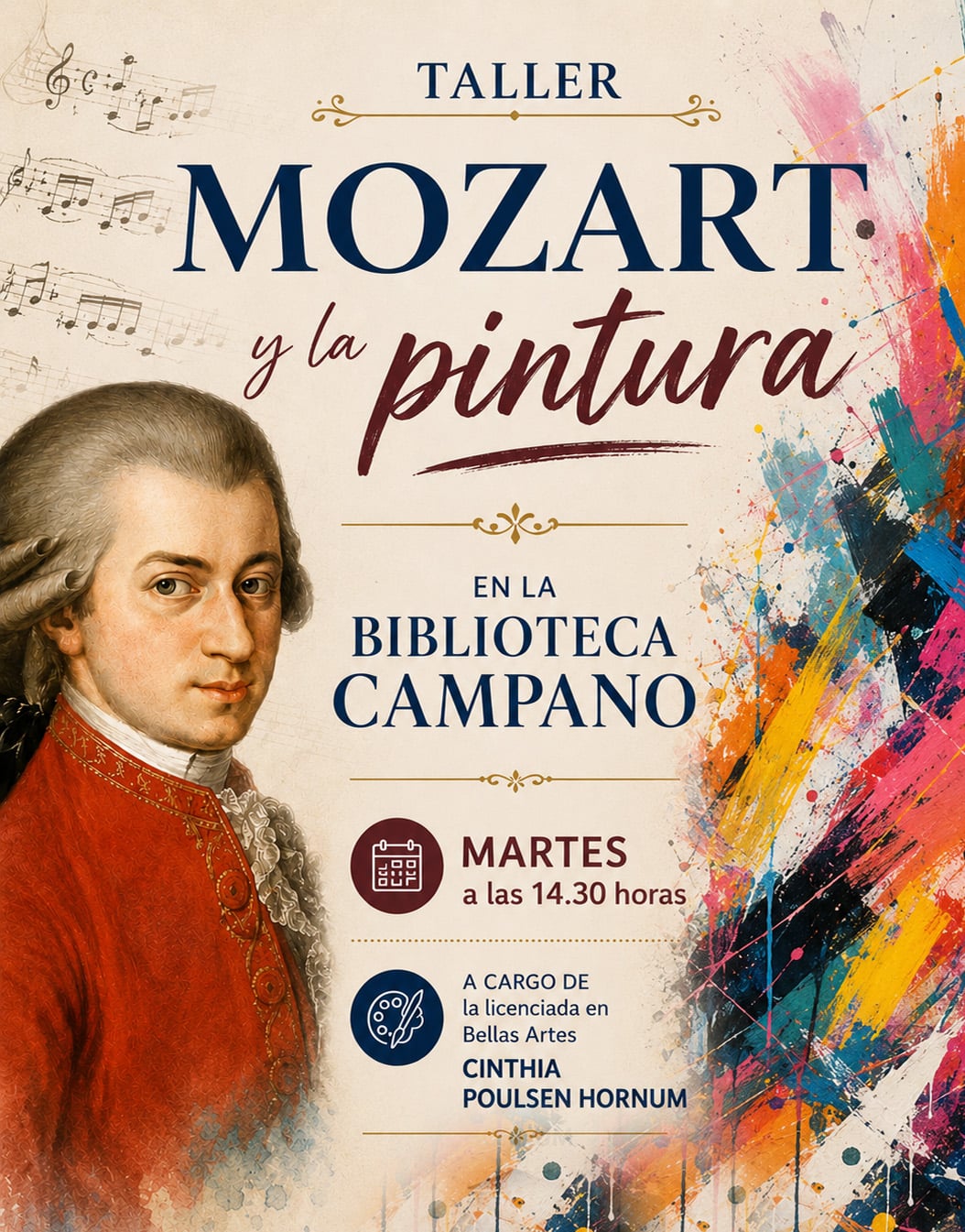 Mozart y la Pintura, nueva propuesta en la Campano