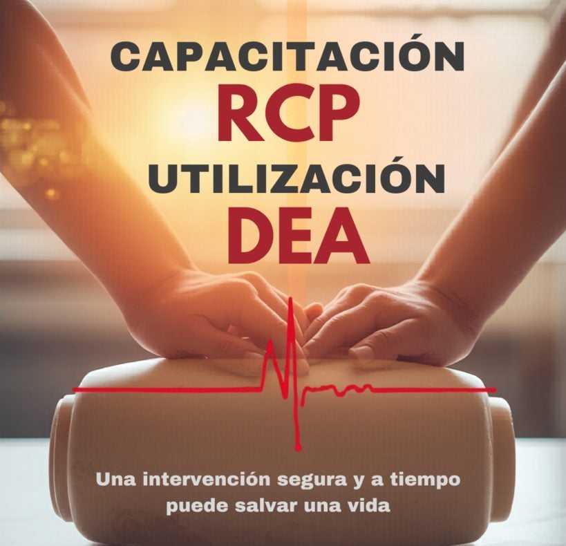 San Cayetano: Taller de RCP y uso de desfibrilador en el Espacio Cultural