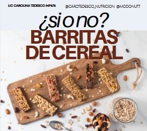 Barritas de cereal: Snack saludable que puede no serlo tanto