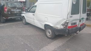 Triple choque en pleno centro