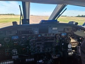 (audio-videos) Emotivo acto inaugural para recibir el arribo del primer vuelo de Humming Airways