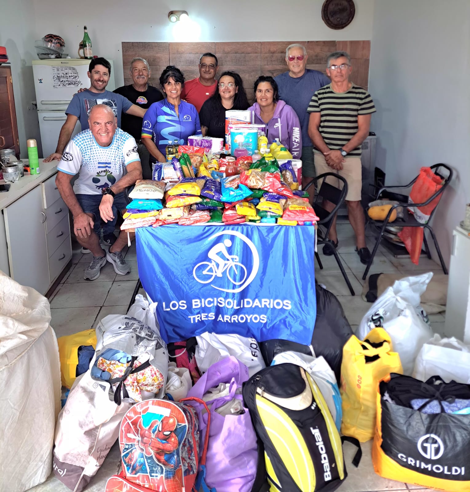 Los Bicisolidarios cerraron abril con importantes donaciones