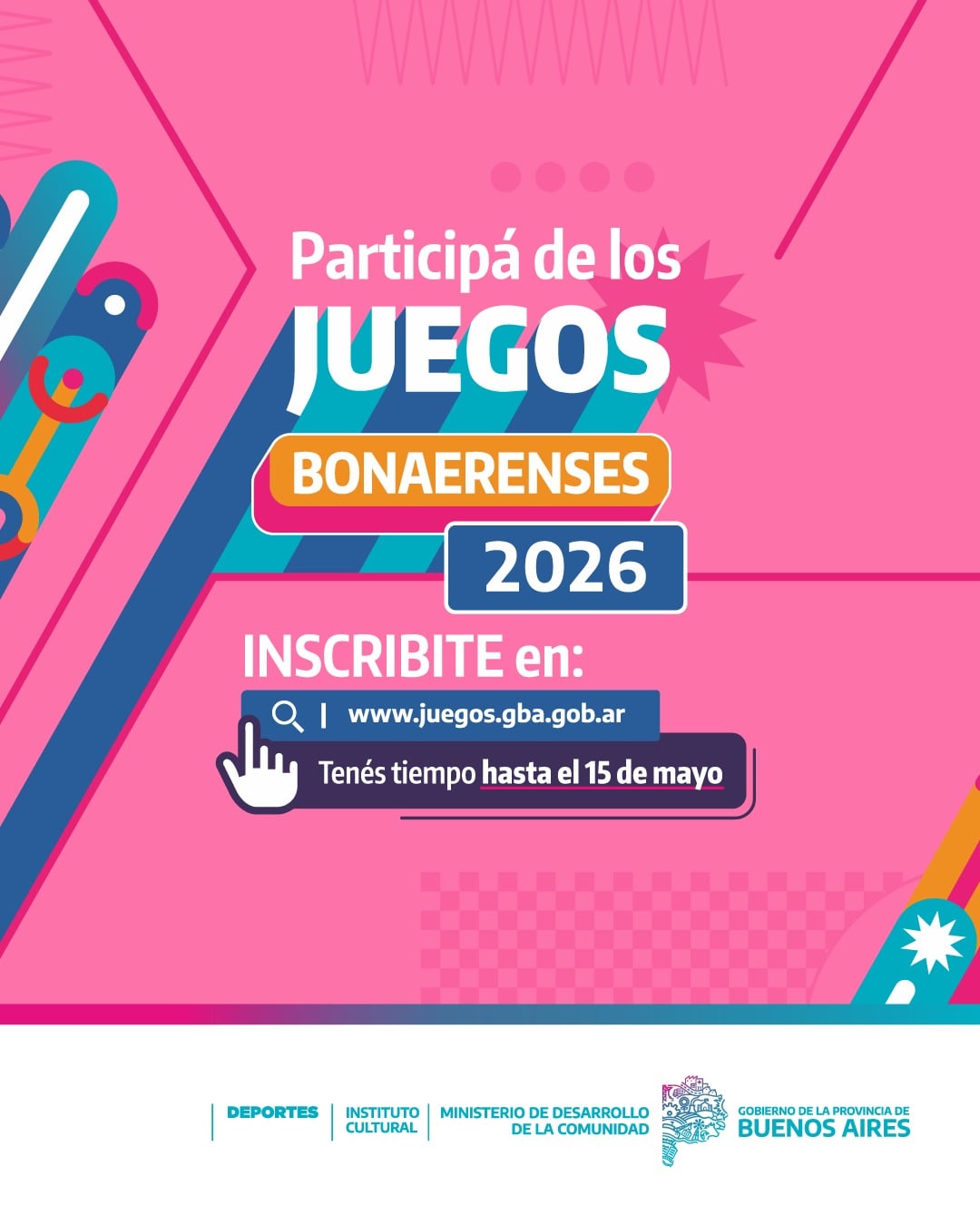 Últimos días para inscribirse a los Juegos Bonaerenses