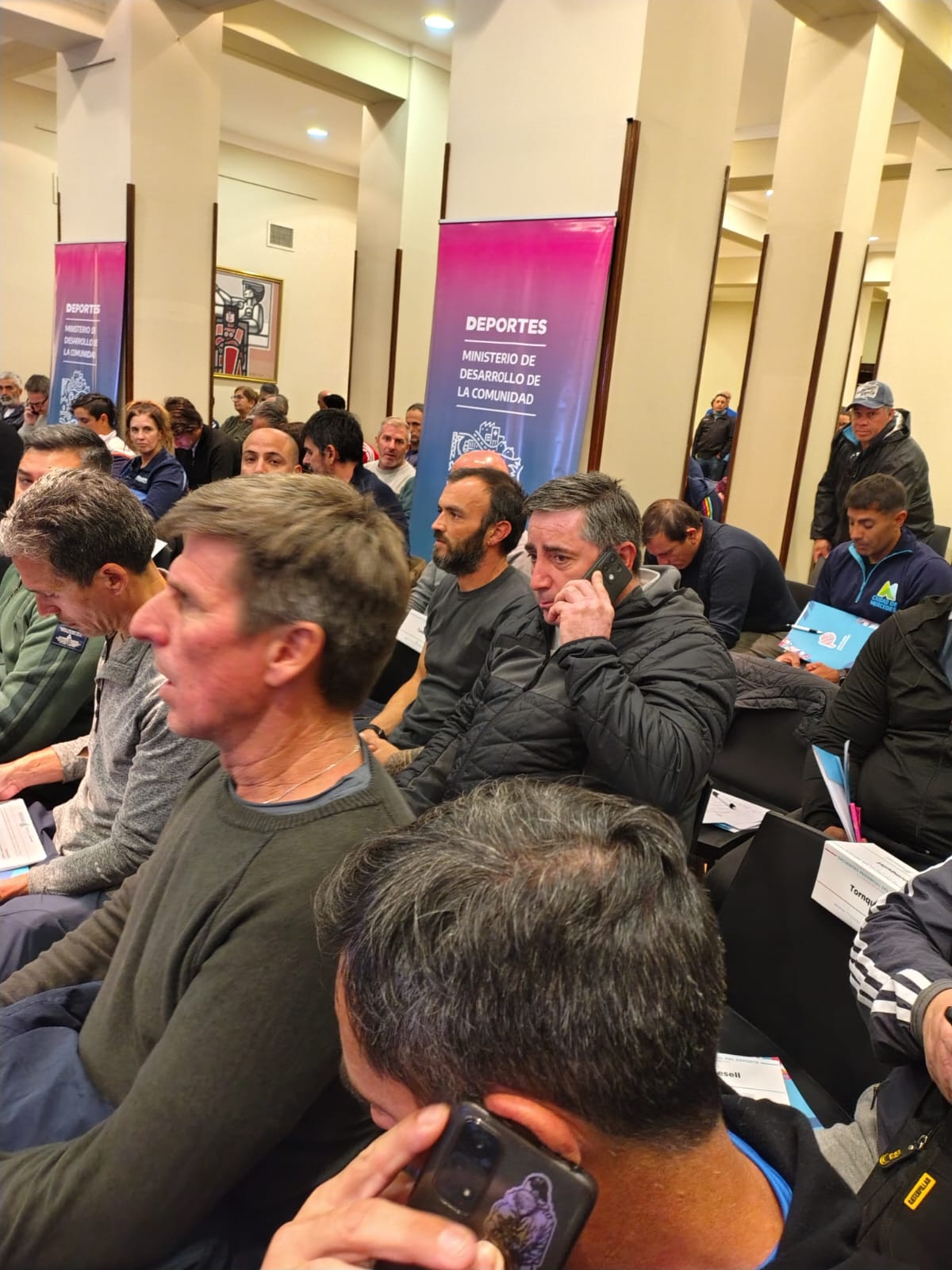 Facundo Liebana y Julián Tornini presentes en el encuentro provincial del deporte