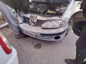 Sin lesionados en un choque en Rivadavia y 25 de Mayo