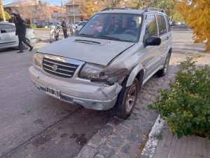 Sin lesionados en un choque en Rivadavia y 25 de Mayo