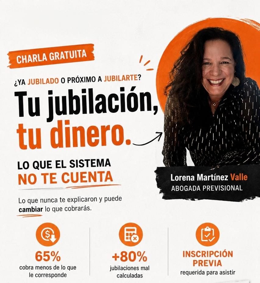 (audio) Charla gratuita sobre derechos previsionales en el SEC
