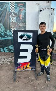 Superkart: Nikolas Ríos hizo podio en Bahía Blanca