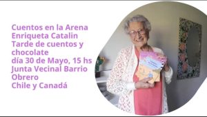 (audio) La escritora Enriqueta Catalín presenta este sábado su nuevo libro “Cuentos en la arena”