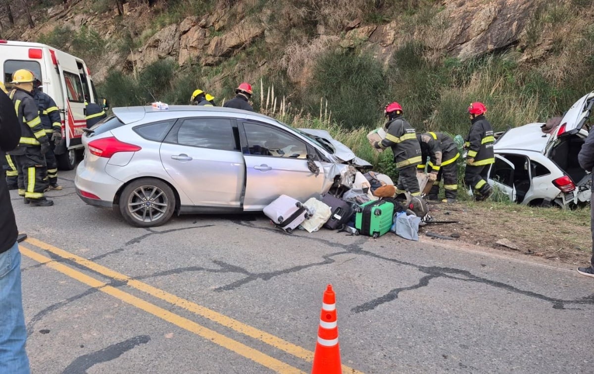 Fatal: Cuatro muertos en un choque en el Abra de la Ventana
