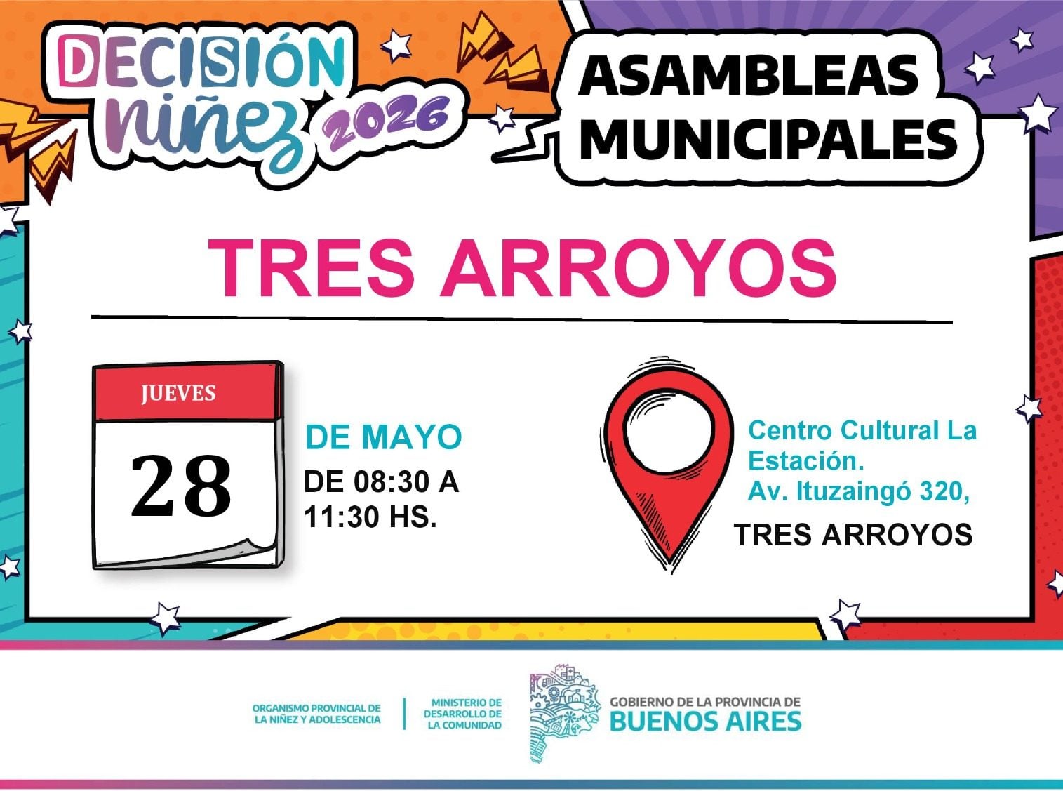Decisión Niñez llega a Tres Arroyos