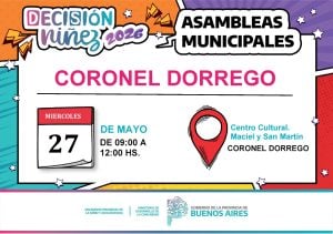 Decisión Niñez llega a Tres Arroyos