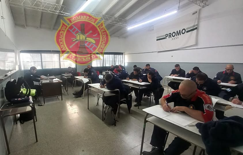 Mesa de Examen Final Región Sur para Bomberos en Claromecó
