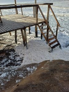 Imágenes y videos del temporal en el distrito y la zona