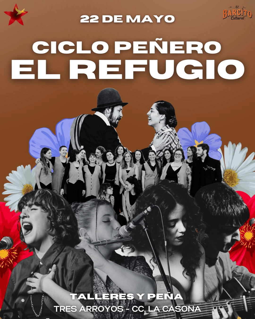 El viernes, Peña El Refugio en La Casona