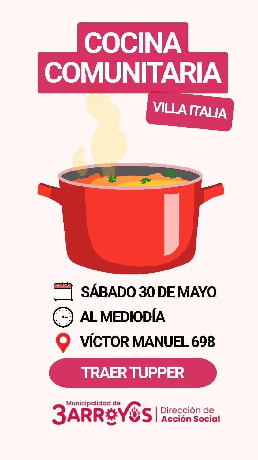 Cocina Comunitaria en Villa Italia