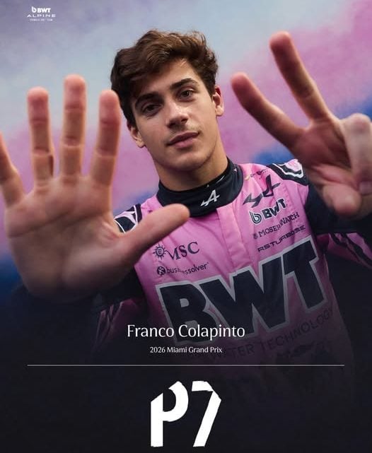 Colapinto, séptimo en el GP de Miami de F1