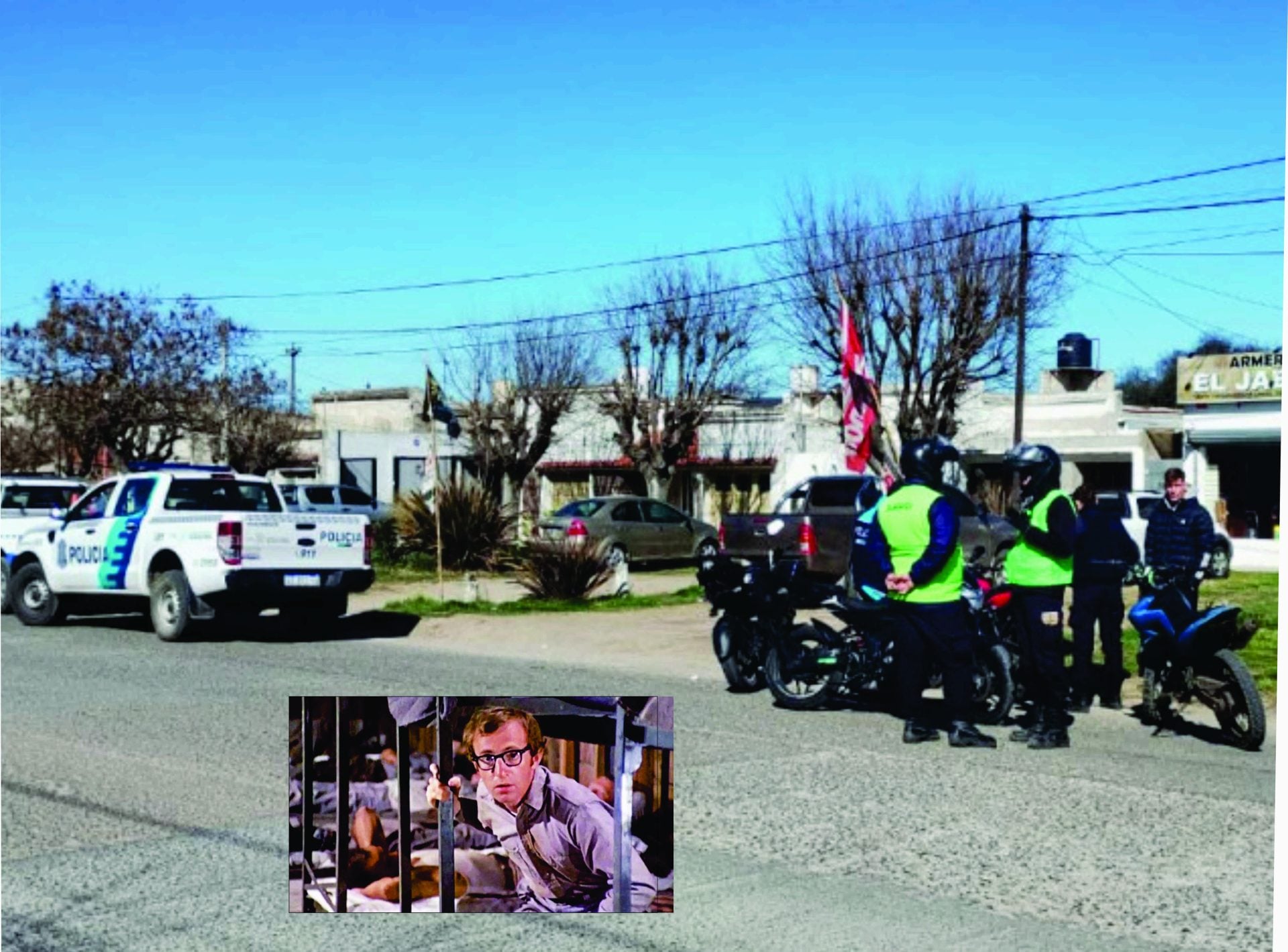 Lo pararon, huyó y “no lo pescaron”