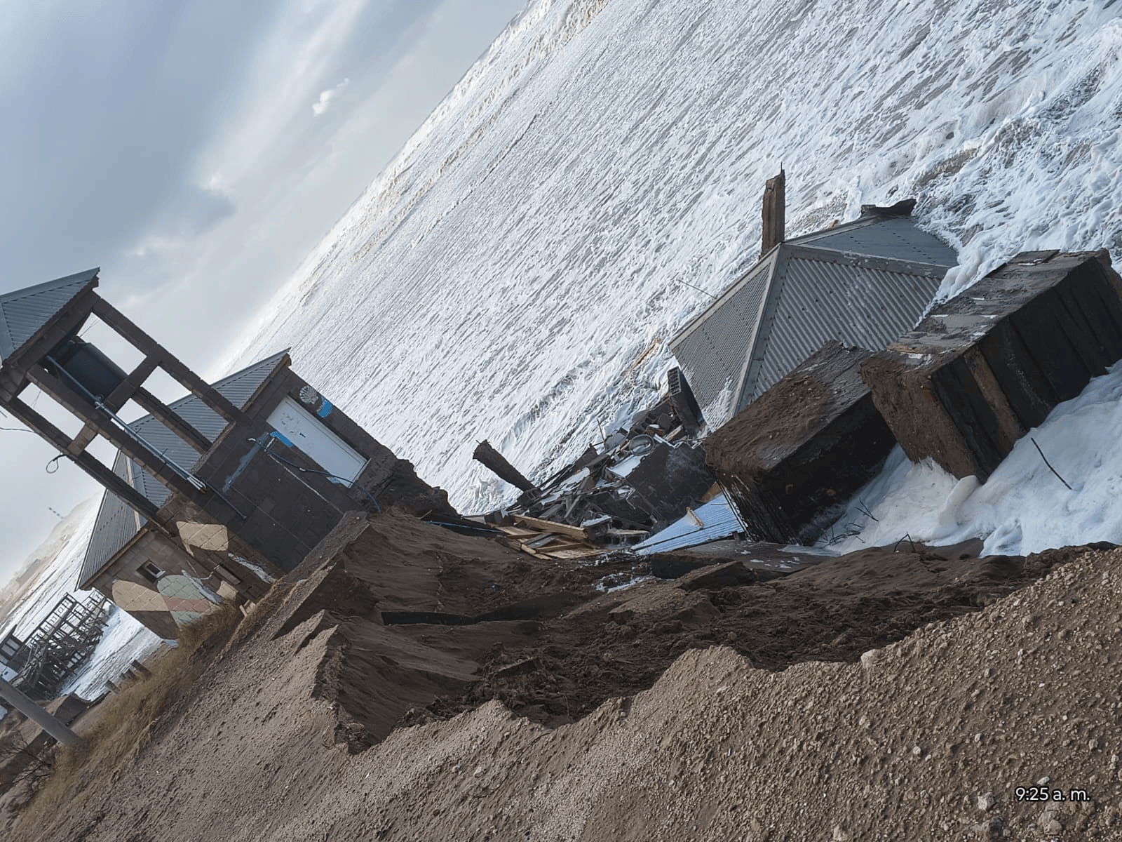 Imágenes y videos del temporal en el distrito y la zona