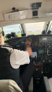 Ya está en vuelo a Tres Arroyos el viaje inaugural de Humming Airwais