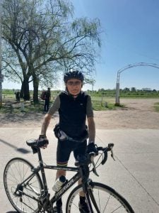 “Toti” Garro: a todo pedal, a sus 93 años