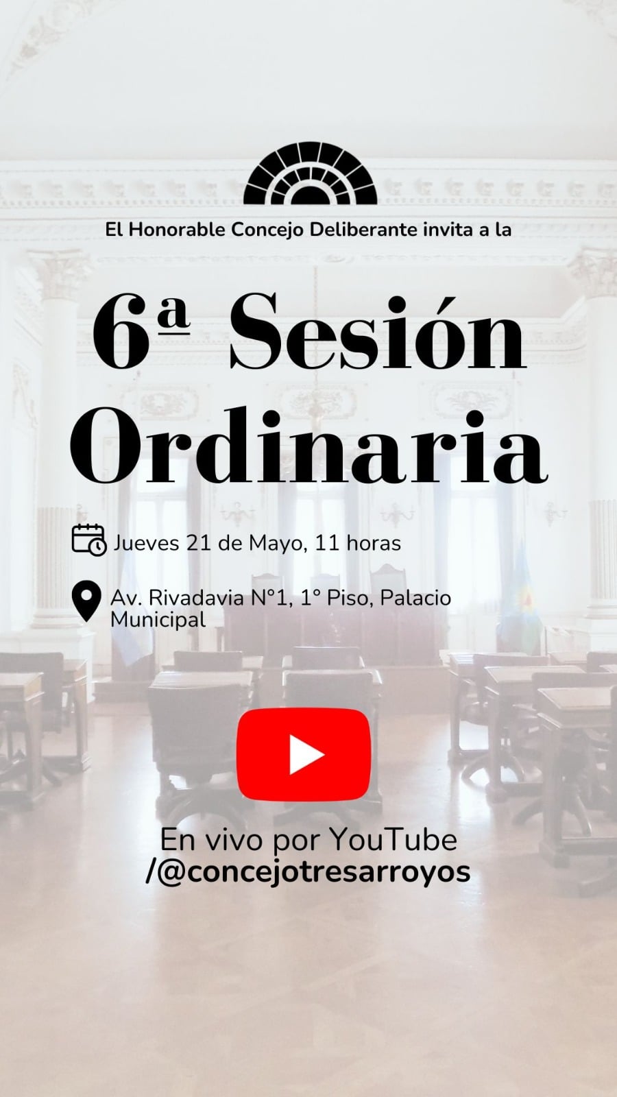 Este jueves, vuelve a sesionar el Concejo Deliberante
