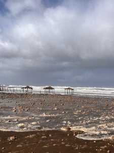 Imágenes y videos del temporal en el distrito y la zona