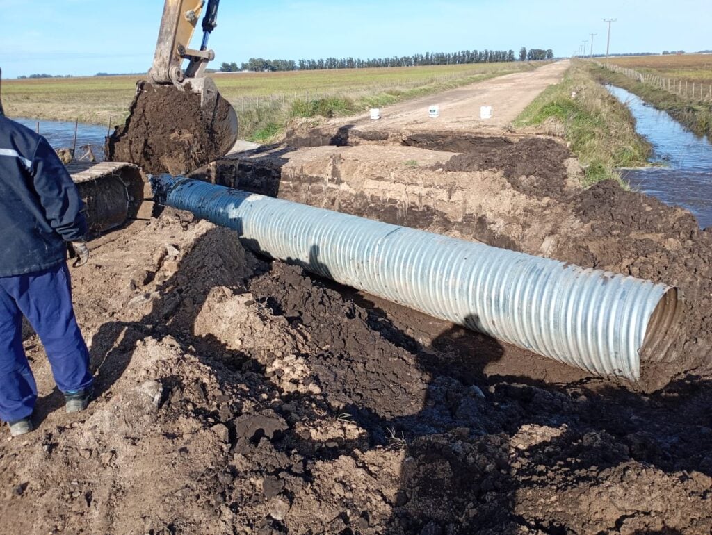 San Cayetano: repararon el camino de acceso al balneario