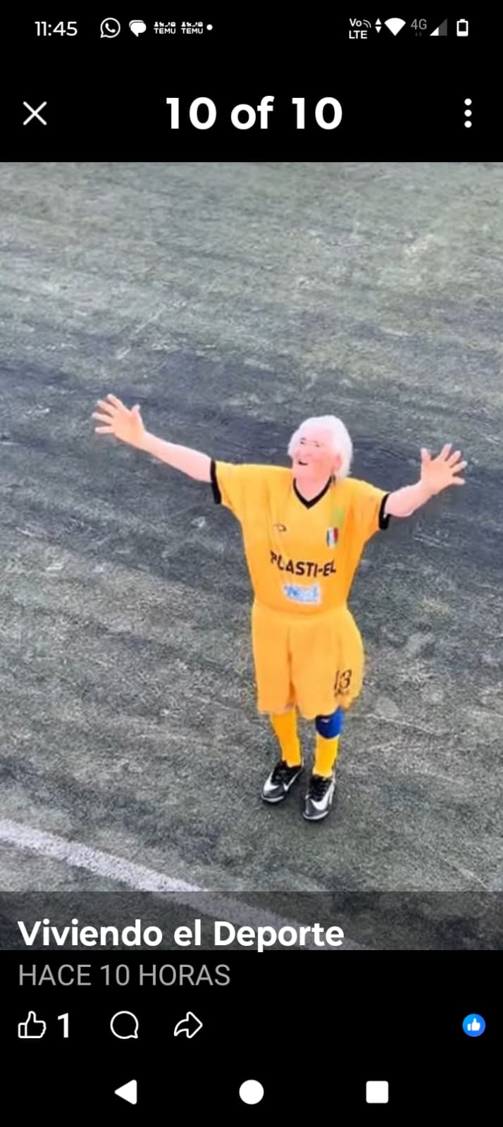 (audio) Horacio, el volante cordobés de 84 años que sigue jugando al fútbol y emociona a su familia