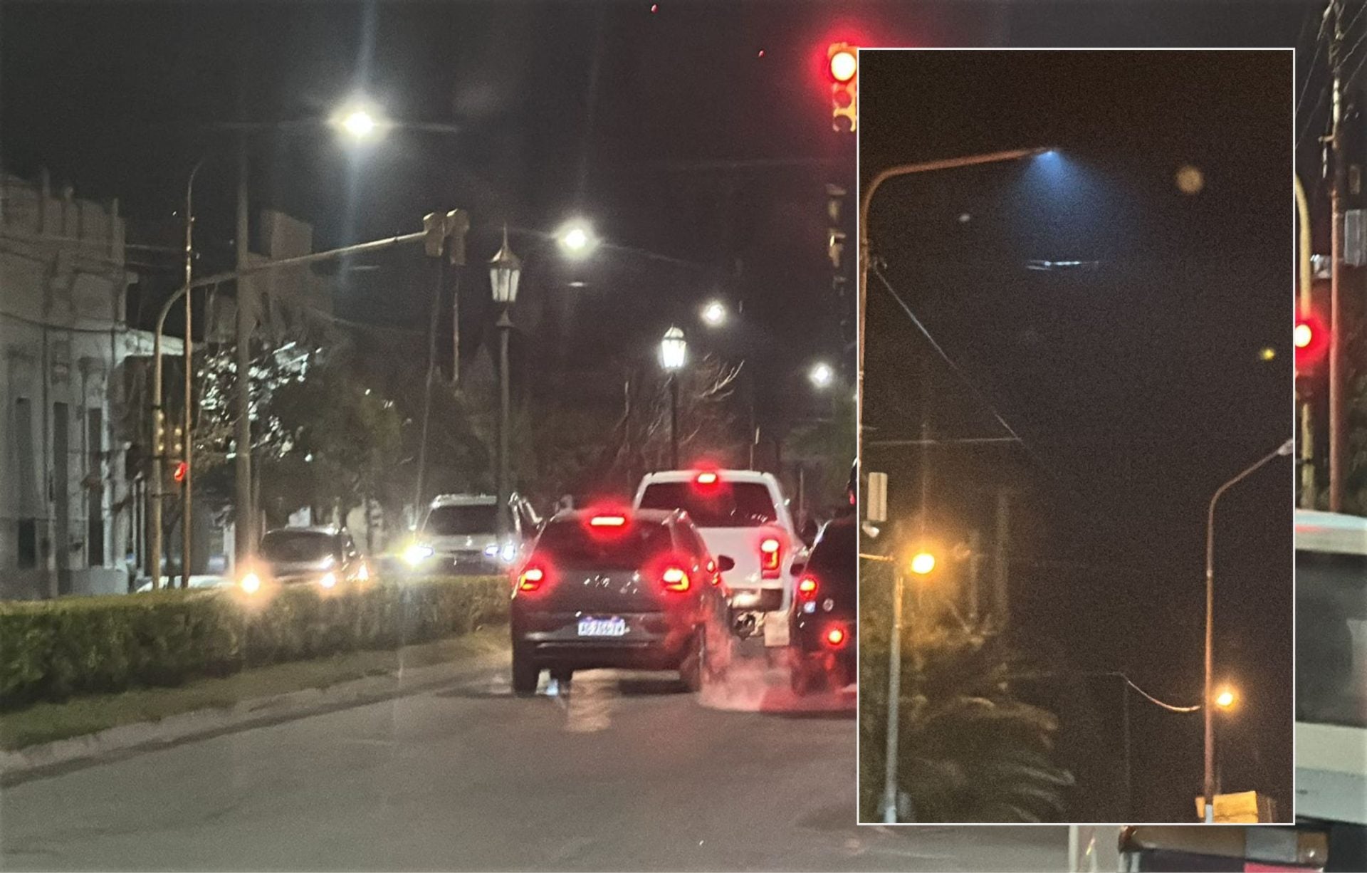 Humo anoche en la ciudad. No era del basural
