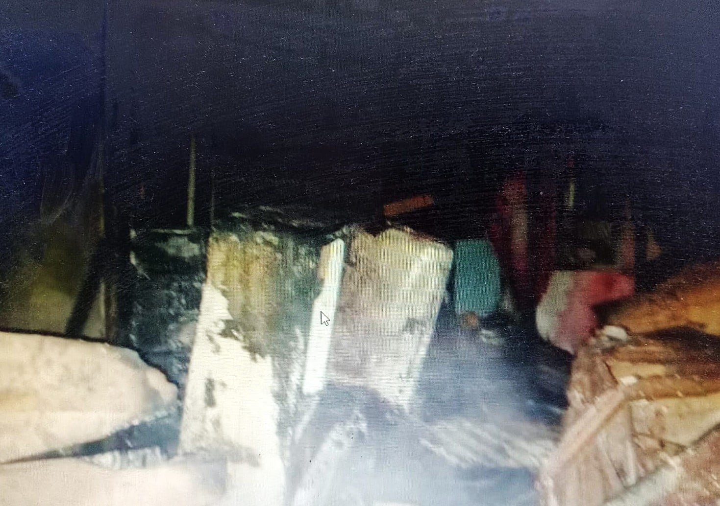 (video) Se quemó una cabaña en terrenos de la ex calesita de Claromecó