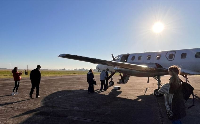 Con excelente condiciones del tiempo operó este lunes el vuelo de pasajeros (video)