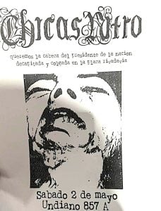 Bahía Blanca: Grupo de rock pide “la cabeza del presidente colgada en la Plaza Rivadavia”