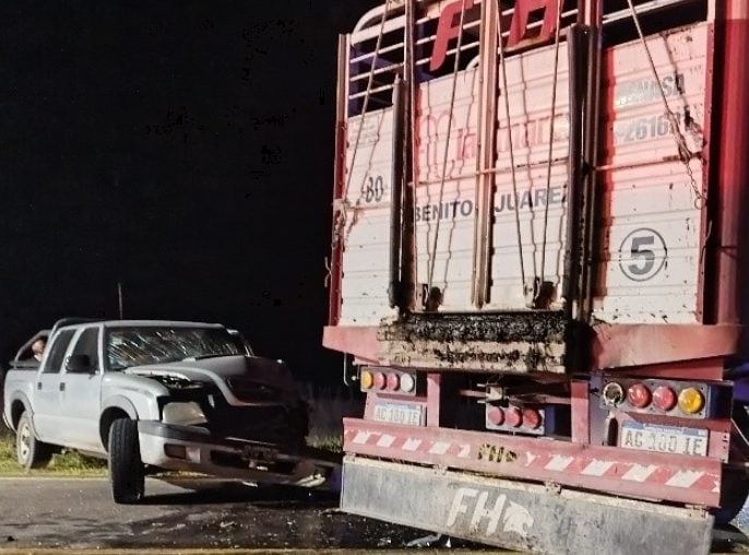 Ruta 3: choque cerca de Juárez sin heridos graves