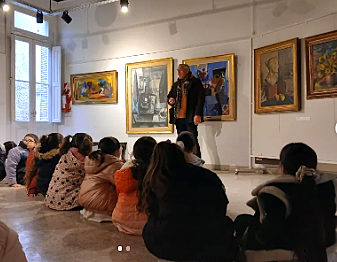 Alumnos de la Primaria 54 visitaron el Museo de Bellas Artes
