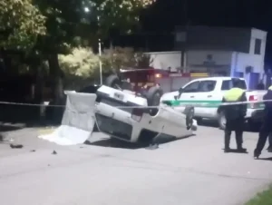 Accidente fatal en Lobería: murió una mujer que circulaba con sus hijos